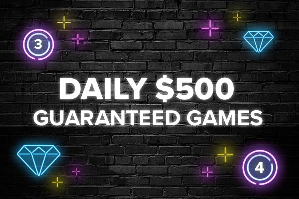 Daily $500 Guaranteed Games