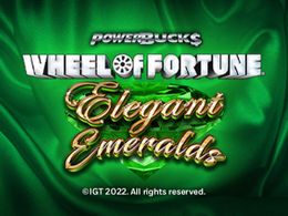 Powerbucks Wheel of Fortune Elegant Emeralds Logo