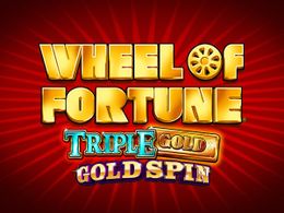 Wheel of Fortune Triple Gold Gold Spin Logo